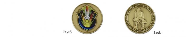 Commemorative Edition Shuttle Space Pen &amp; Coin