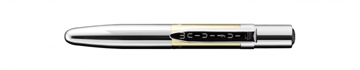 Infinium - Chrome and Gold Titanium Nitride with Blue Ink